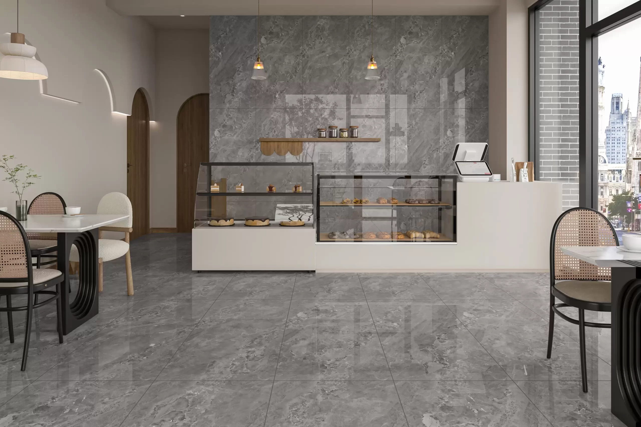 (600x1200mm) GẠCH KHỔ LỚN XÁM BRUCE VÂN ĐÁ TỰ NHIÊN 61202 – BRUCE GREY ENDLESS