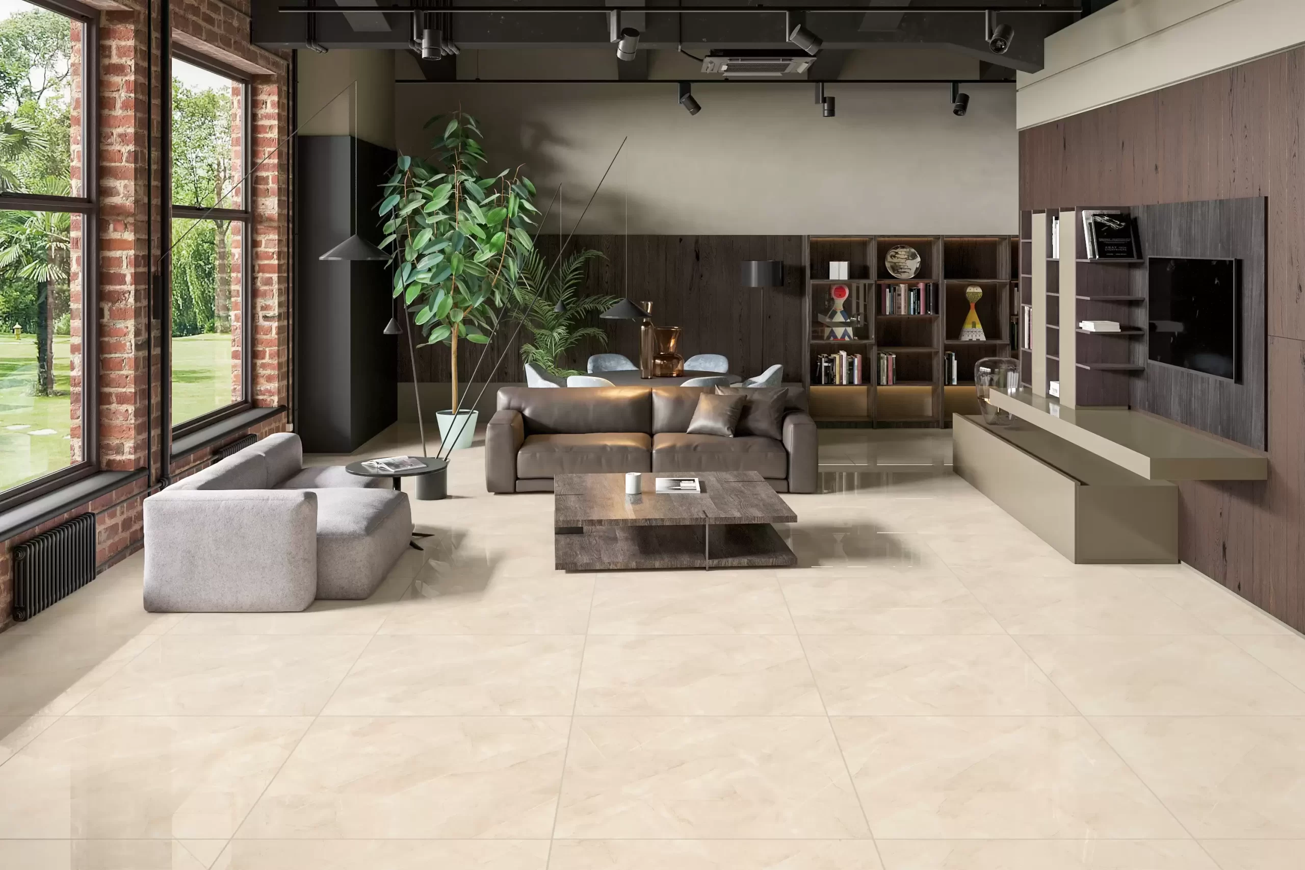 (1000x1000mm) GẠCH KHỔ LỚN TRẮNG NGÀ HOÀNG KIM VÂN ĐÁ TỰ NHIÊN 11002 – MONACO WHITE